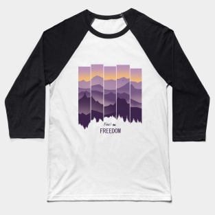 Mountains calling Baseball T-Shirt